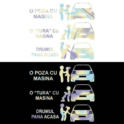o tura cu masina golf - Holografic