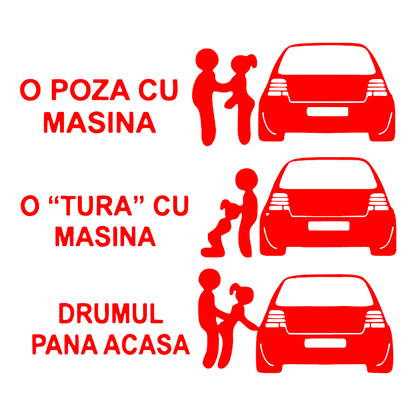 o tura cu masina golf - Rosu