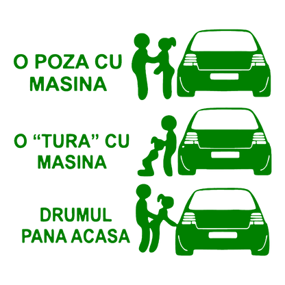 o tura cu masina golf - Verde
