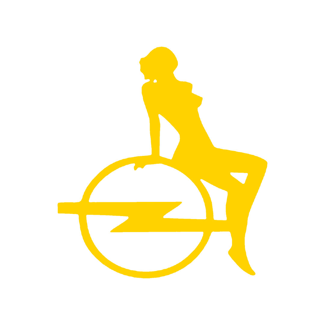 Sticker - OPEL GIRL