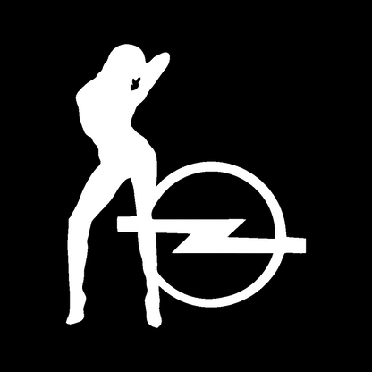 Sticker - OPEL GIRL 2