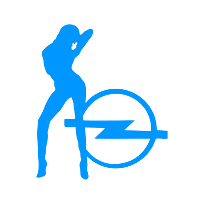 Sticker - OPEL GIRL 2