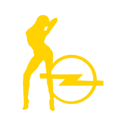 Sticker - OPEL GIRL 2
