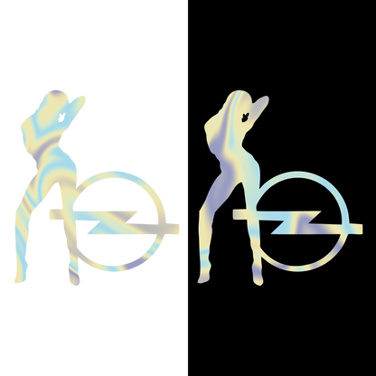 Sticker - OPEL GIRL 2