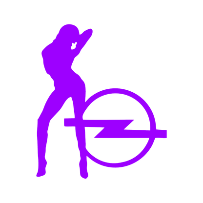 Sticker - OPEL GIRL 2