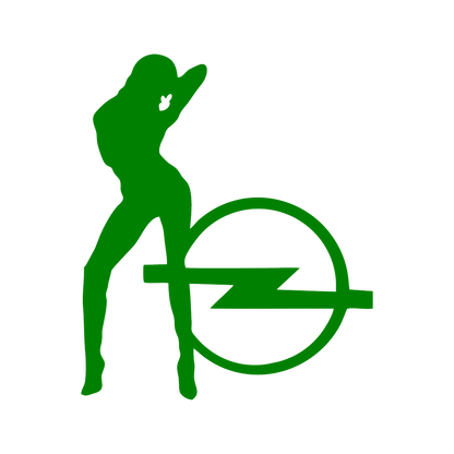 Sticker - OPEL GIRL 2