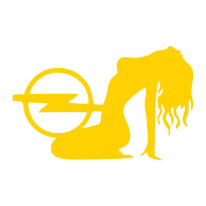 Sticker - OPEL GIRL 3