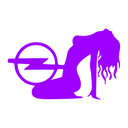 Sticker - OPEL GIRL 3