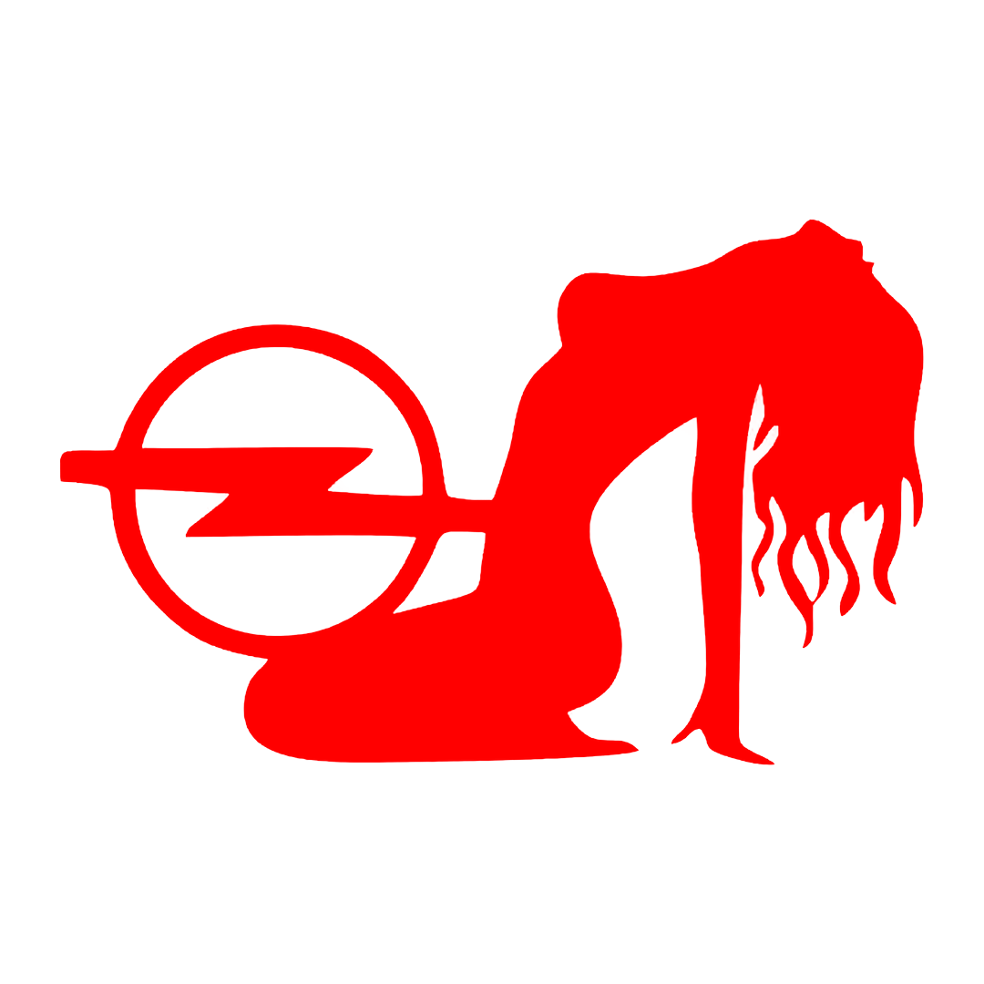 Sticker - OPEL GIRL 3