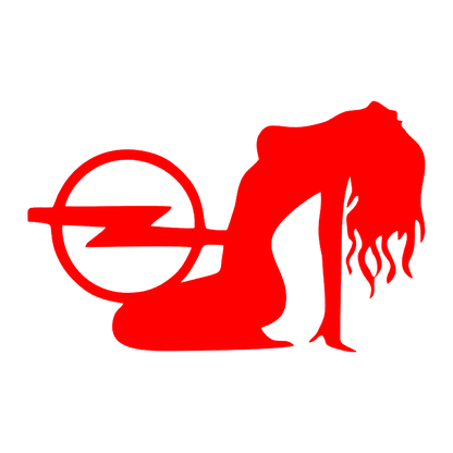 Sticker - OPEL GIRL 3