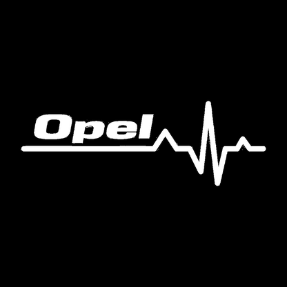Sticker - OPEL HEART BEAT