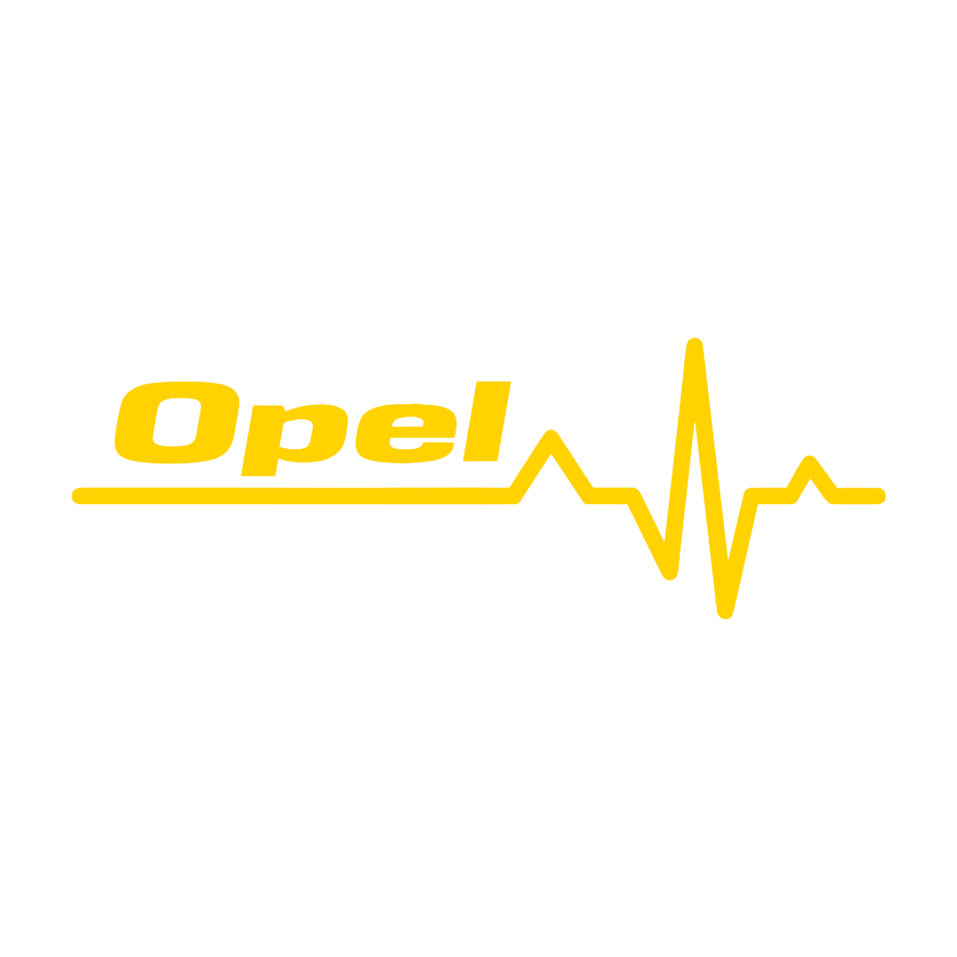 Sticker - OPEL HEART BEAT