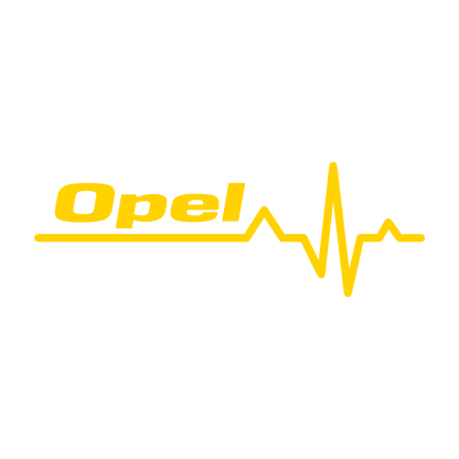 Sticker - OPEL HEART BEAT