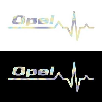 Sticker - OPEL HEART BEAT