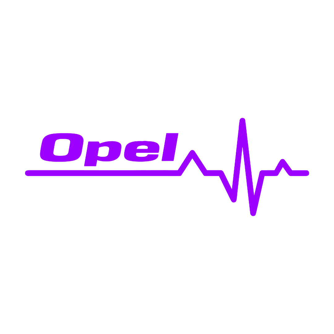 Sticker - OPEL HEART BEAT