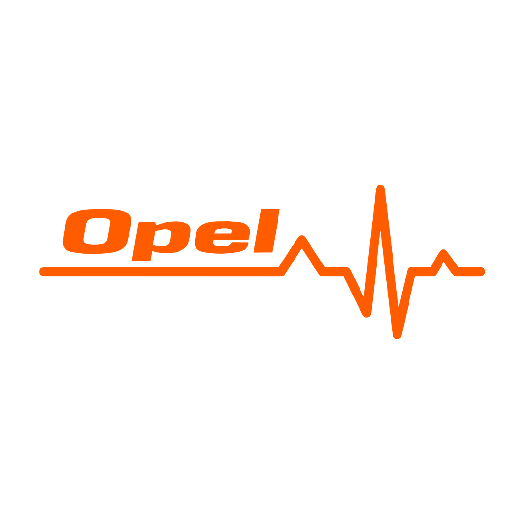 Sticker - OPEL HEART BEAT
