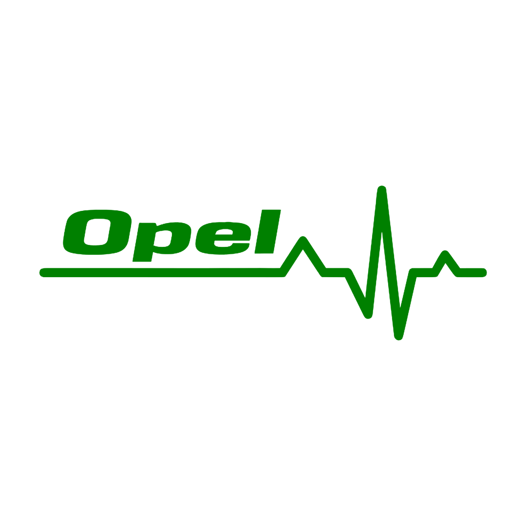 Sticker - OPEL HEART BEAT