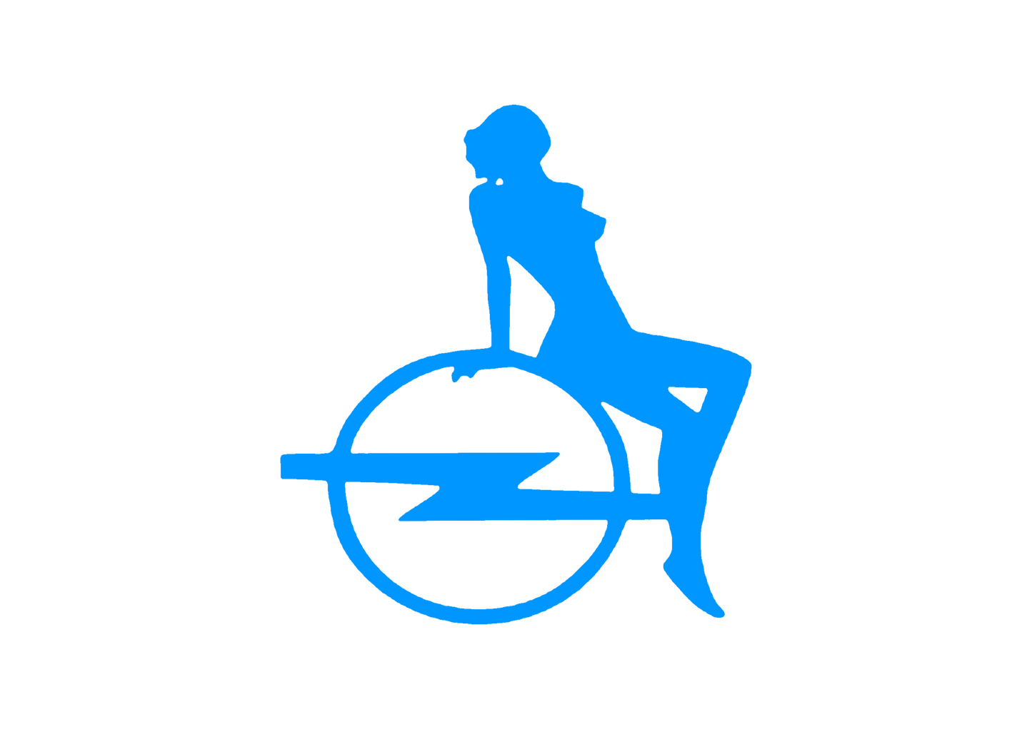 Sticker - OPEL GIRL 1