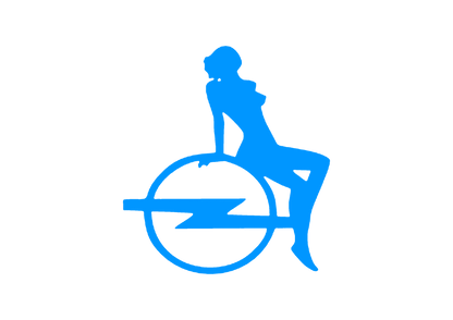 Sticker - OPEL GIRL 1