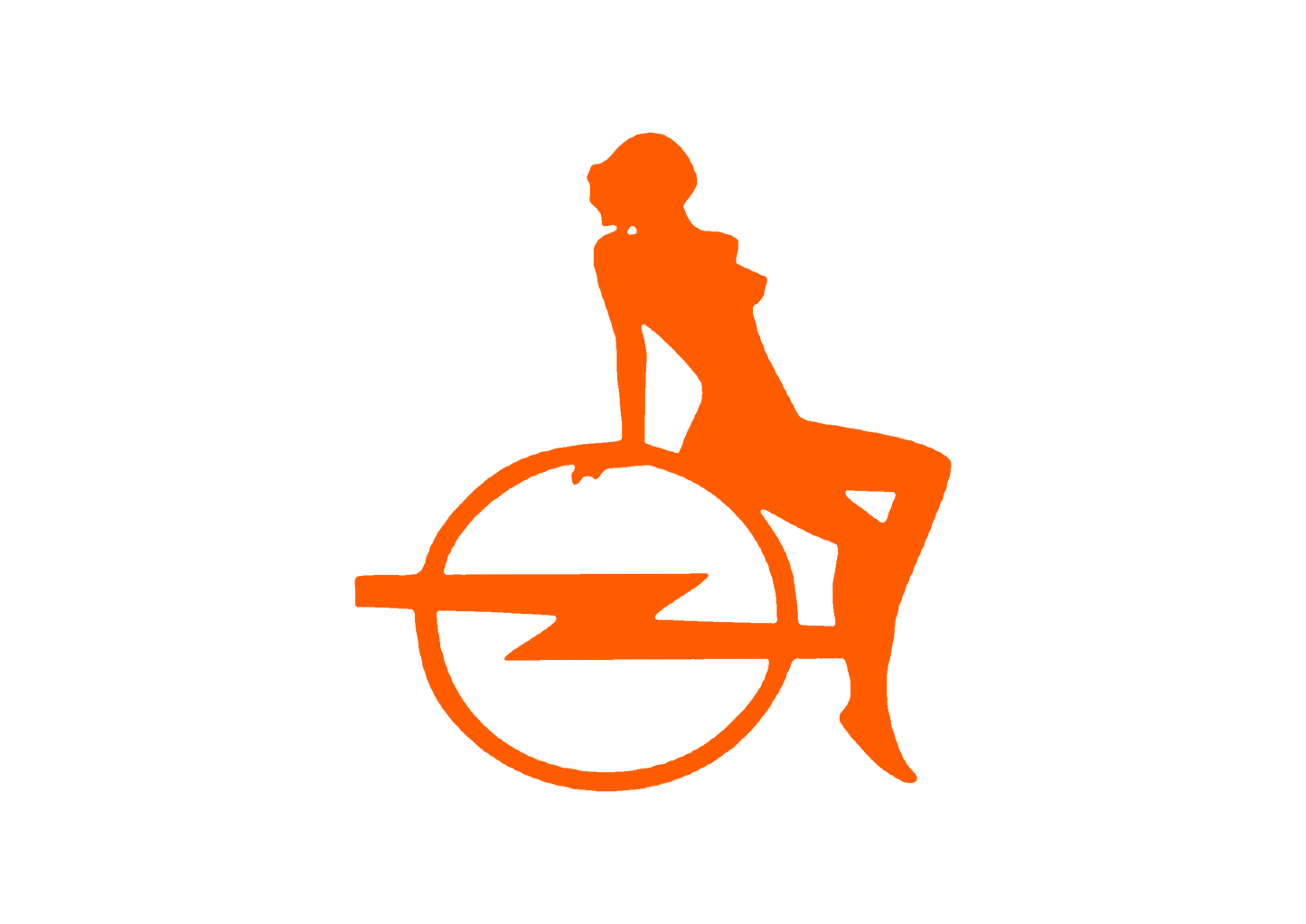 Sticker - OPEL GIRL 1