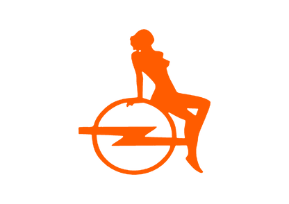 Sticker - OPEL GIRL 1