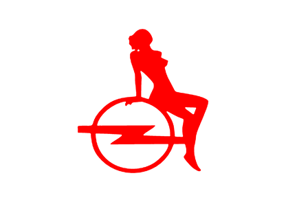 Sticker - OPEL GIRL 1