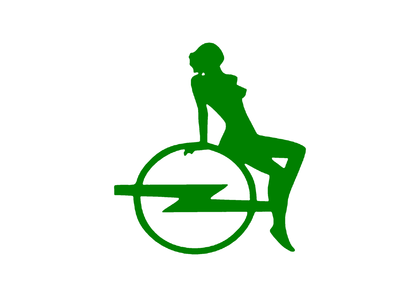 Sticker - OPEL GIRL 1