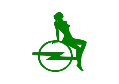 Sticker - OPEL GIRL 1