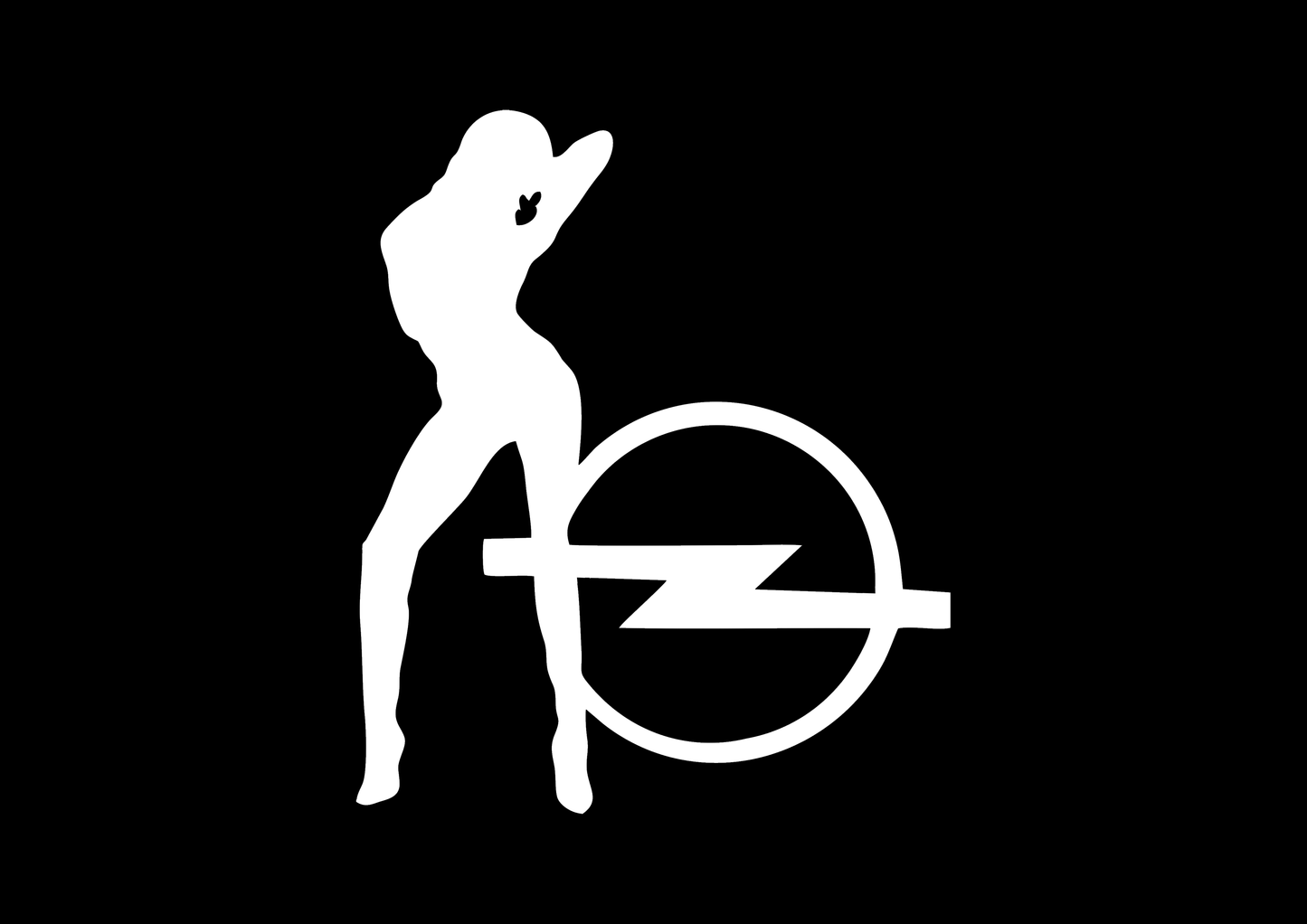 Sticker - OPEL GIRL 2