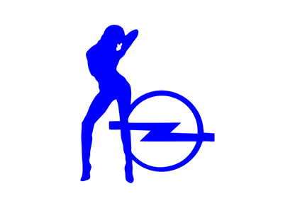 Sticker - OPEL GIRL 2