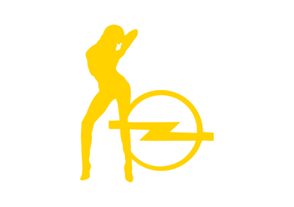 Sticker - OPEL GIRL 2