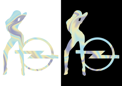 Sticker - OPEL GIRL 2