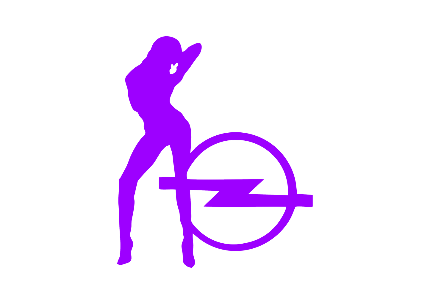 Sticker - OPEL GIRL 2
