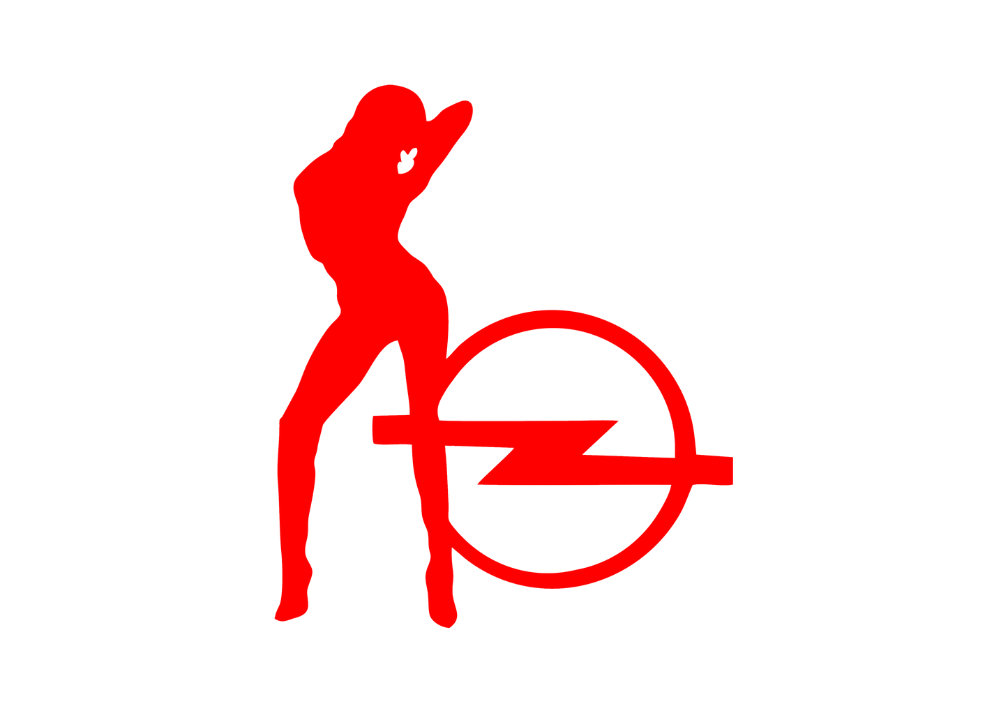 Sticker - OPEL GIRL 2