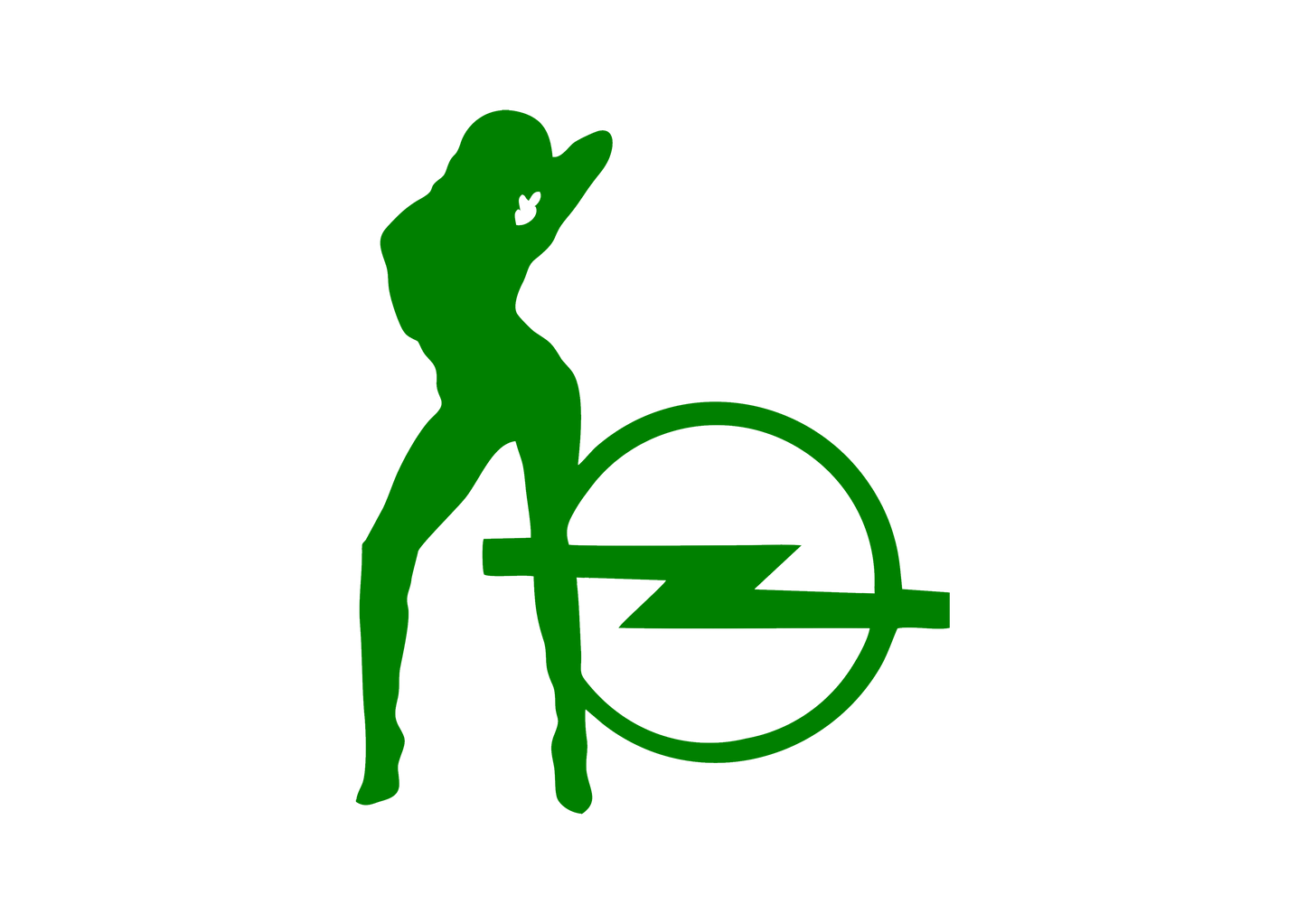 Sticker - OPEL GIRL 2