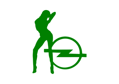 Sticker - OPEL GIRL 2