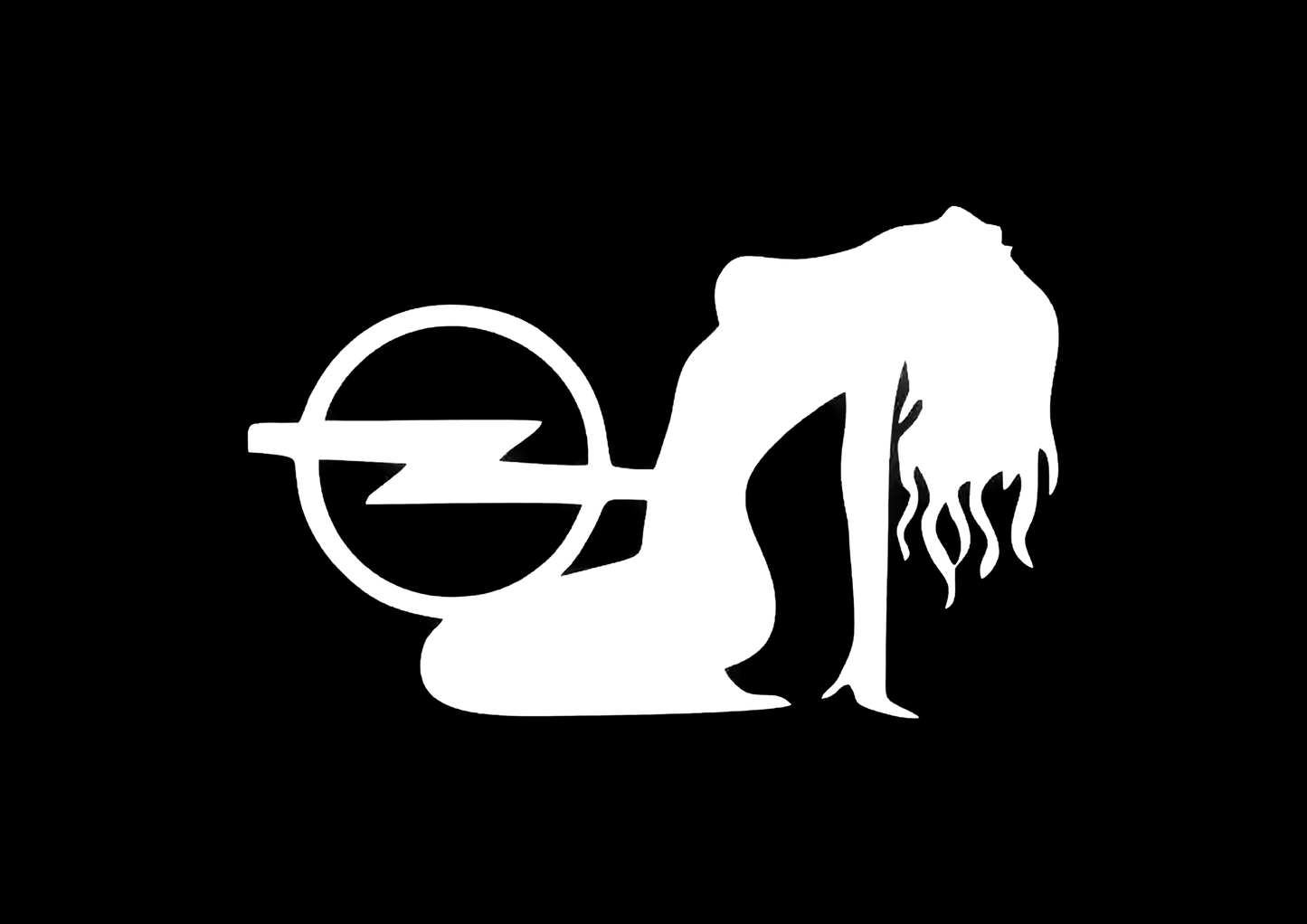 Sticker - OPEL GIRL 3