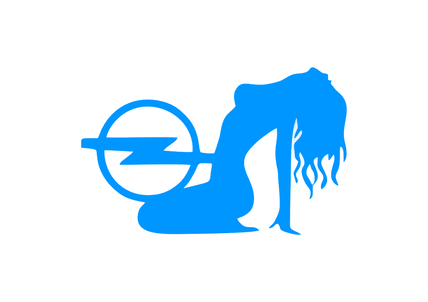 Sticker - OPEL GIRL 3