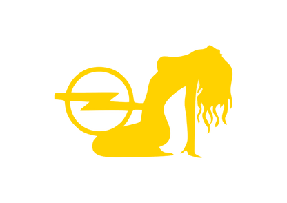 Sticker - OPEL GIRL 3