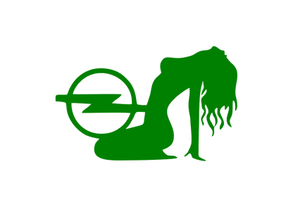 Sticker - OPEL GIRL 3