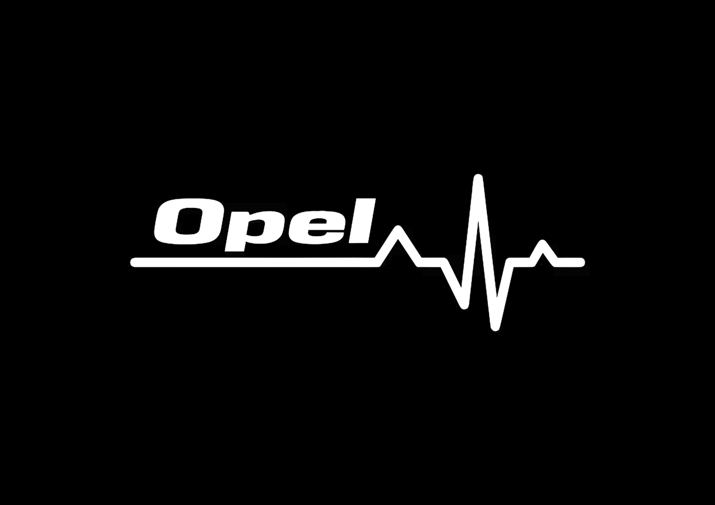 Sticker - OPEL HEART BEAT