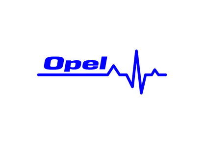 Sticker - OPEL HEART BEAT