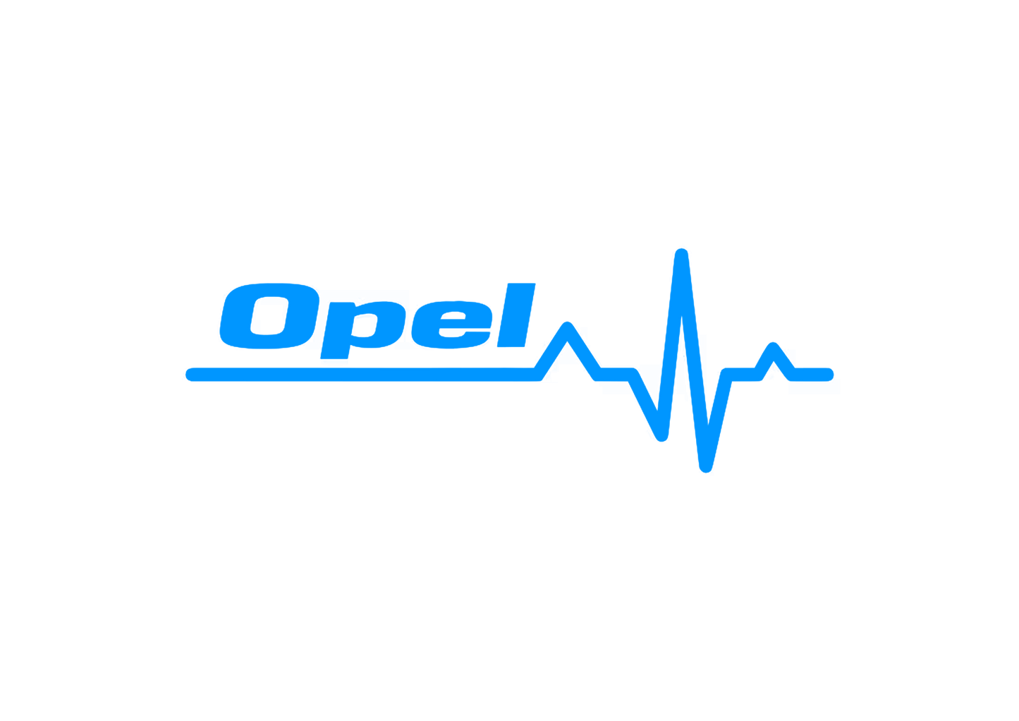 Sticker - OPEL HEART BEAT