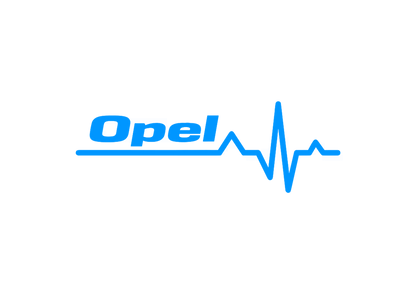 Sticker - OPEL HEART BEAT