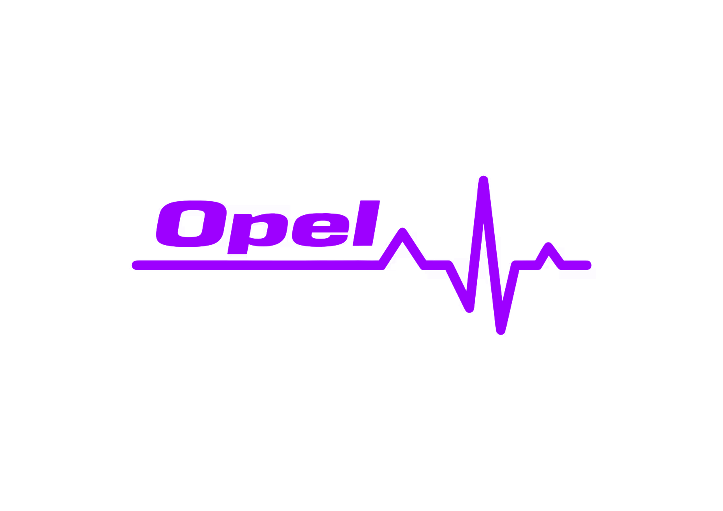Sticker - OPEL HEART BEAT
