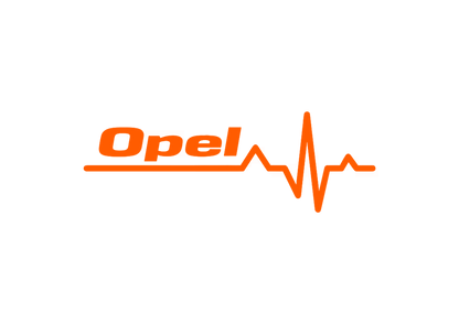 Sticker - OPEL HEART BEAT
