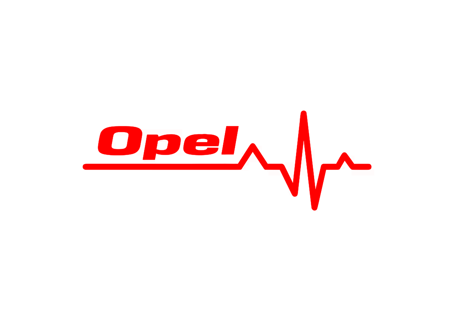Sticker - OPEL HEART BEAT