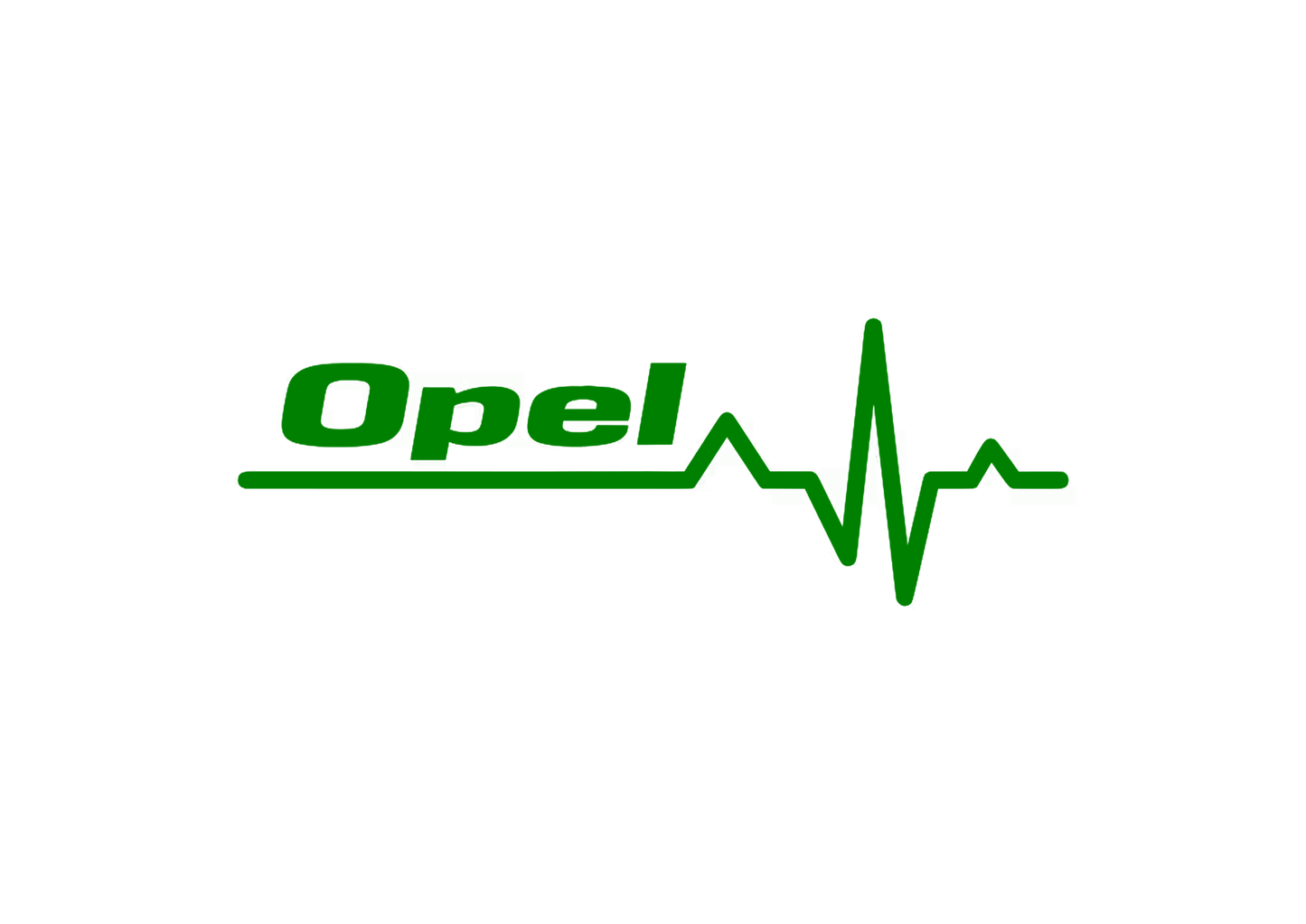 Sticker - OPEL HEART BEAT