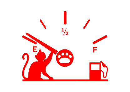 Sticker - PISICA REZERVOR