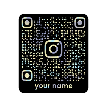 Sticker - INSTAGRAM QR CODE CARD
